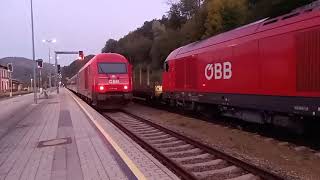 Bahnhof traisen an der Leobersdorfer Bahn bei Bahn Kilometer 56 kurz nach 700 am 18102024 [upl. by Ellen]