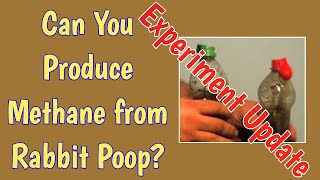 Can You Get Methane From Rabbit Poop Experiment Update [upl. by Renae291]