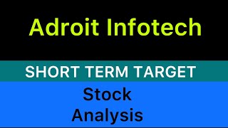 adroit infotech ltd stock target ✅ ADROIT INFOTECH STOCK NEWS  ADROIT INFOTECH ANALYSIS 081124 [upl. by Atiken]