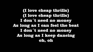 Sia  Cheap Thrills Lyrics [upl. by Hugo191]