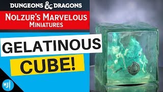 How To Paint A NolzurS Marvelous Miniatures Dungeons amp Dragons Gelatinous Cube [upl. by Aikim]