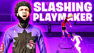 MY NEW SLASHING PLAYMAKER IS A DEMIGOD ON NBA 2K22 [upl. by Laurianne]