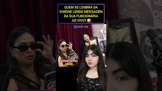 VÍDEO ICÔNICO DE SIMONE MENDES AO VIVO 🤣😱 shorts simonemendes [upl. by Erimahs276]