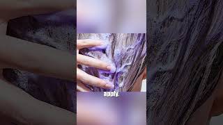 Transform Your Hair with Bold Uniq Purple Shampoo 💜✨ haircare [upl. by Zined]