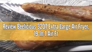 Review Beelicious 32QT Extra Large Air Fryer 19In1 Air Fryer Toaster Oven Combo with Rotisserie a [upl. by Llenaej]