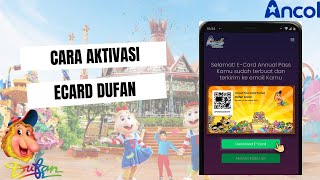 CARA AKTIVASI ECARD DUFAN FULL STEP  CARA DAFTAR DUFAN ECARD  HOW TO REGISTER DUFAN ECARD PASS [upl. by Guenna]