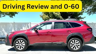 2025 Subaru Outback Premium  Driving Review and 060 [upl. by Latouche]