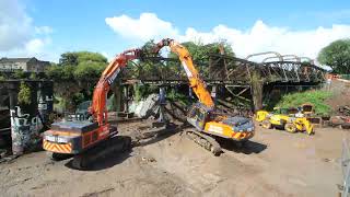 Stapleton Road Viaduct Demolition  TimeLapse [upl. by Zedecrem593]