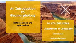 An Introduction to Geomorphology I भूआकृति विज्ञान का परिचय [upl. by Burd]