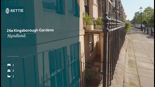 26a Kingsborough Gardens Hyndland Glasgow G12 9NJ [upl. by Akciret]