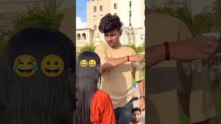 Short Height Girl😀😂trending funny comedy fun prasvcreation goldenplaybutton prank teamprasv [upl. by Ajile599]