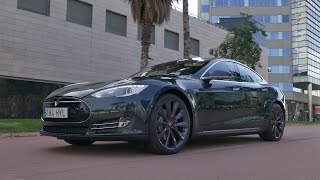 Tesla Model S  review test drive  prueba a fondo [upl. by Altaf]