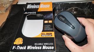 A4Tech VTrack Wireless Mouse G3280N optical UNBOXING Review  Belly Vlogger [upl. by Ynahpit517]