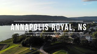 Annapolis Royal Nova Scotia  Where You Want To Visit [upl. by Merrick706]