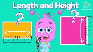 Length and Height  Sing Along Song [upl. by Gone]