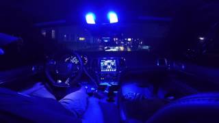 Blue LED Light Swap Jeep SRT Interior [upl. by Analiese]