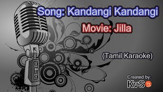 Karaoke  Kandangi Kandangi Tamil [upl. by Glorianna]