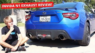 Subaru BRZ Invidia N1 Catback Exhaust Review [upl. by Monjo651]