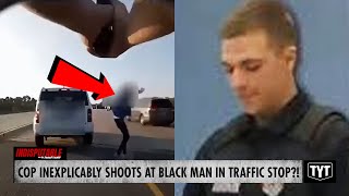 WATCH Cop Shoots At Unarmed Man For No Reason In Traffic Stop Hits Car On Highway [upl. by Louella93]