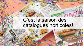 C’est la saison des catalogues horticoles [upl. by Kcirad16]