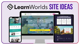 LearnWorlds Website Examples  Design Choices That Keep Students Engaged [upl. by Atnod]