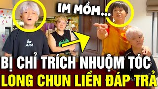 Nhuộm đầu tóc BẠCH KIM ĂN TẾT bị phán xét hư hỏng anh trai LONG BÉ liền ĐÁP TRẢ Tin Nhanh Official [upl. by Ennairam]