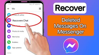 How To Recover Deleted Messages On Messenger 2024 Update  Recover Deleted Facebook Messages [upl. by Norri]