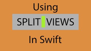 iOS Apps amp Swift Basics SplitViewControllers on the iPhone and iPad [upl. by Zedekiah793]