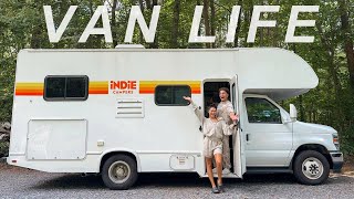 Traveling in a Van for a week getting ready for van life  first day of traveling vlog [upl. by Reema]