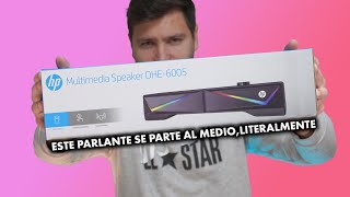 🔴 Barra de sonido y parlantes para PC 👉 HP DHE 6005  Unboxing y caráctericricas [upl. by Nekcerb403]