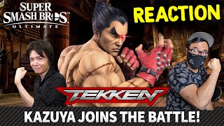 Tekken Player Reacts To Mr Sakurai Presents Kazuya in Smash Bros Ultimate [upl. by Enirod]