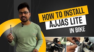 Ajjas Lite Smart GPS Tracker Installation in Bike  Ajjas [upl. by Buzz]