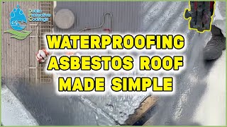 Waterproofing an asbestos roof in under 2 weeksNo need for closing the factory for the time of work [upl. by Siegfried111]