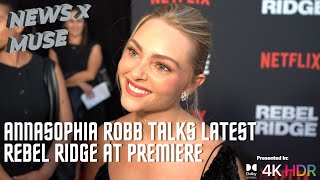 Annasophia Robb Talks Latest Rebel Ridge at Premiere [upl. by Pleione]