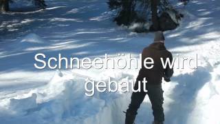 Estergebirge Schneeschuhtour und SchneehöhlenBiwak [upl. by Mackintosh]