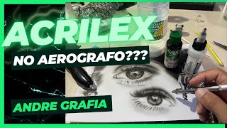 Como usar Acrilex fosca no Aerografo acrilex artesanato aerografo [upl. by Slemmer]