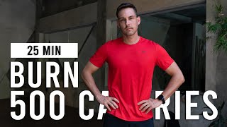 BURN 500 CALORIES with this 25 Minute Cardio HIIT Workout Intense No Equipment [upl. by Columbus]