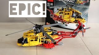 Lego Technic Helicopter 9396 built in a minute [upl. by Britta]