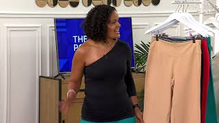 Women with Control Tummy Control Full Leg Ankle Pants on QVC [upl. by Bashemath604]