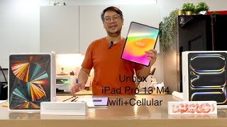 Unbox  iPad Pro 13 นิ้ว M4 2024 Wifi  Cellular [upl. by Martel252]