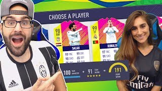 INSANE 191 HYBRID DRAFT FIFA 18 Ultimate team Draft [upl. by Navonoj547]