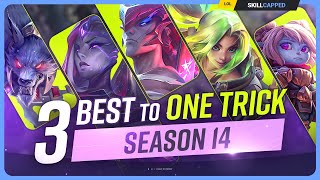 The 3 NEW BEST Champions to ONE TRICK for EVERY Role  League of Legends  Season 14 [upl. by Lumbard]