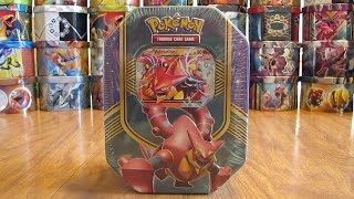 Pokemon Volcanion EX Tin Opening [upl. by Navannod897]