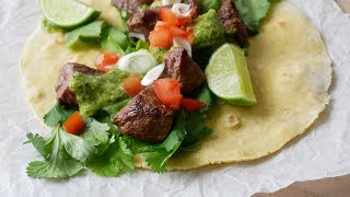 Steak Tacos Selber Machen Rezept Steak Tacos with Homemade Corn Tortillas  ENG SUBS [upl. by Allveta982]