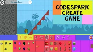 CodeSpark Create Game  How to Make A Game in Codespark Academy for Activity of Hour of Code [upl. by Ailliw]