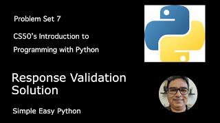 Response Validation Solution CS50P – Problem Set 7 [upl. by Merete]