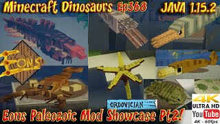 Eons Paleozoic Mod Showcase Pt2 Ordovician Period Minecraft 1152 Minecraft Dinosaurs Ep368 [upl. by Winther]