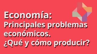 Principales problemas económicos ¿qué y cómo producir [upl. by Romona]