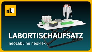 neoLab Produktvideo 🎬  Ergonomischer Labortischaufsatz 70060 [upl. by Senn285]