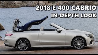 2018 Mercedes E 400 Cabriolet  Test Drive Exterior Interior [upl. by Leiruh]